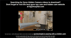 Desktop Screenshot of gynohiddencam.com